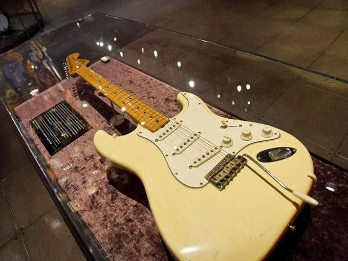 The 4 Most Expensive Guitars in History post 1968 Fender Stratocaster – Jimi Hendrix 1 - The 4 Most Expensive Guitars in History
